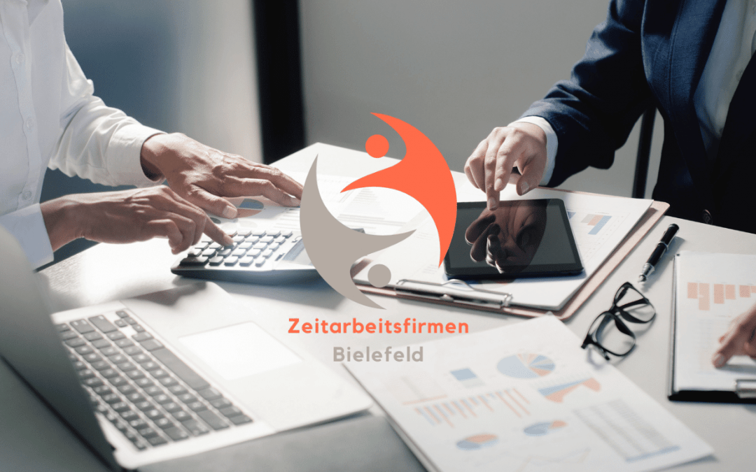 Ansicht mehrerer Zeitarbeitsfirmen in Bielefeld