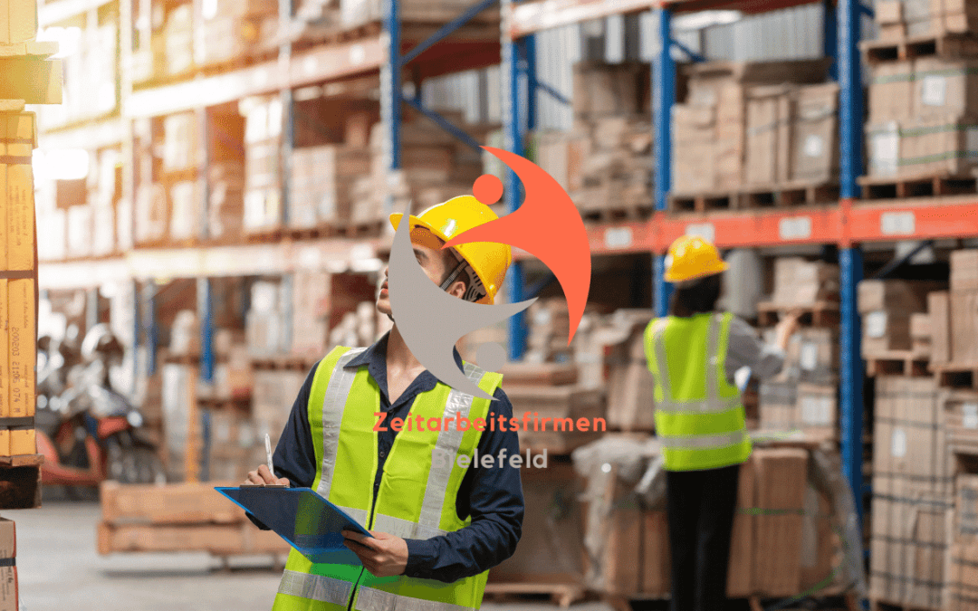 Ansicht mehrerer Zeitarbeitsfirmen in Bielefeld