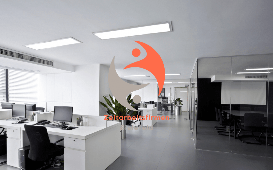 Ansicht mehrerer Zeitarbeitsfirmen in Bielefeld